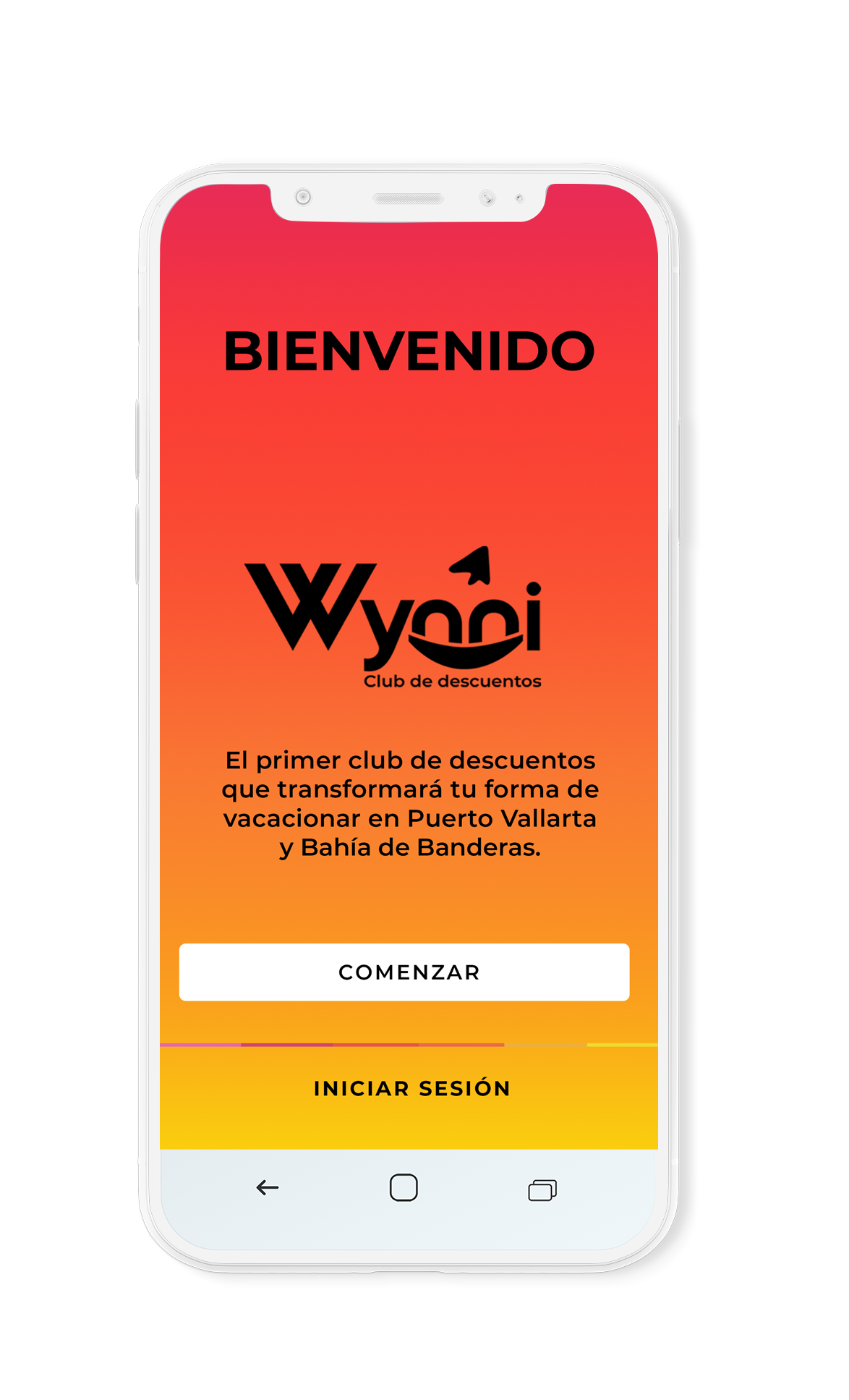 App Wynni en celular